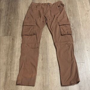 American Stitch Brown Cargo Pants for Men